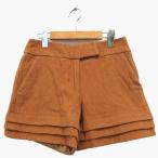  United Arrows UNITED ARROWS шорты tia-do одноцветный простой шерсть шерсть 36 Brown чай /HT33 женский 