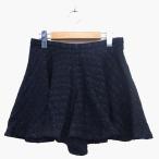  Untitled UNTITLED юбка-брюки шорты flair твид ламе . шерсть .1 черный чёрный /HT33 женский 