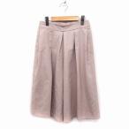  Spick & Span noble Spick&amp;Span Noble гаучо брюки tuck широкий одноцветный простой 36 бежевый /FT23 женский 