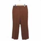  Rope ROPE центральный Press брюки слаксы одноцветный простой 38 Brown чай /FT22 женский 