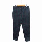  Jeanasis JEANASIS в клетку конические брюки центральный Press хлопок S зеленый зеленый /FT6 женский 