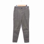  Johnbull JOHNBULL обтягивающий брюки длинный тонкий Zip fly лен linenSS хаки /TT15 женский 