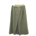  Nolley's Nolley's гаучо брюки широкий укороченные брюки tuck одноцветный 36 хаки /NT20 женский 