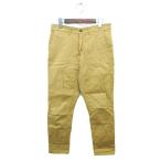  Urban Research URBAN RESEARCH брюки из твила конический хлопок хлопок Zip fly одноцветный M бежевый /NT7 женский 