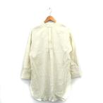  Kei Be efKBF Urban Research One-piece рубашка One-piece длинный рукав колени внизу простой 1 кремовый цвет /KT28 женский 