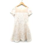  Payton Place PEYTON PLACE One-piece flair колени внизу переключатель бур nji- цветочный принт короткий рукав круглый вырез хлопок .S бежевый /HT9 женский 