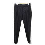  свободный zfre-zFREE'S PHRASE центральный Press брюки простой tuck roll выше Heart type карман шерсть шерсть S чёрный /HT31 женский 