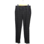  Zara to черновой . look ZARA Trafaluc брюки конический Rollei z шерсть . проверка Zip fly 34 угольно-серый /NT14 женский 