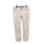 ji- бренд. Z-Brand вельвет узкие брюки полный length одноцветный хлопок хлопок 26×33 бежевый /FT27 женский 