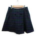  Feroux Feroux в клетку юбка-брюки брюки LAP брюки колено длина 2 зеленый зеленый /FT26 женский 