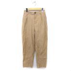  Ciaopanic tipi-CIAOPANIC TYPY брюки конический бахрома Zip fly tuck хлопок хлопок S бежевый /NT22 женский 