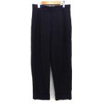  Zara ZARA центральный Press брюки конический простой tuck roll выше 38 черный чёрный /HT5 женский 