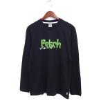  Nike NIKE внутренний стандартный товар принт футболка длинный рукав круглый вырез хлопок теннис M черный чёрный /FT42 мужской 