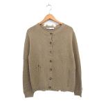 ショッピングzara ザラ ZARA ダメージ加工 カーディガン 長袖 シンプル M ブラウン 茶 /KT21 レディース