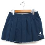  Le Coq s Porte .fle coq sportif теннис одежда юбка юбка-брюки плиссировать Logo вышивка draw -тактный кольцо M темно-синий темно-синий /NT13