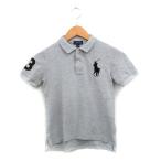 ポロ ラルフローレン POLO RALPH LAUREN 国内正規品 子供服 ポロシャツ 半袖 ビッグポニー コットン グレー 灰 /KT25 キッズ