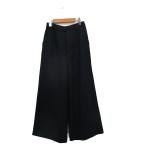 レイビームス Ray Beams ワイドパンツ タック ウール シンプル 0 ネイビー 紺 /KT25 レディース