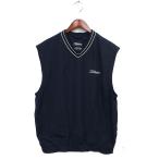  Titleist TITLEIST Golf одежда лучший V шея Logo вышивка тянуть over сетка L чёрный черный /NT24 мужской 