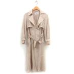 ko Cody -ruCOCO DEAL springs тренчкот длинный лента двойной linen. необшитый на спине 1 бежевый /NT1 женский 