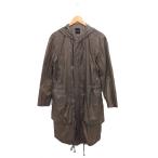  Deuxieme Classe la дракон DEUXIEME CLASSE L'ALLURE капот Mod's Coat длинный draw -тактный кольцо соотношение крыло покрой Zip выше 