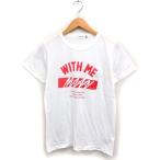 グッドロックスピード GOOD ROCK SPEED プリント Tシャツ カットソー 半袖 丸首 F オフホワイト 白 /FT32 レディース
