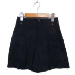  Epoca EPOCA Jaguar do юбка-брюки Short широкий брюки хлопок . tuck 38 чёрный черный /NT18 женский 