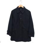  Tokyo стиль GRADE BY TOKYO STYLE пальто с отложным воротником внешний midi длина одиночный одноцветный 15 чёрный черный /NT24 женский 