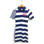  Pearly Gates PEARLY GATES внутренний стандартный товар Golf одежда окантовка Polo One-piece flair колено сверху хлопок хлопок Logo вышивка короткий рукав 0 темно-синий темно-синий 