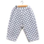 ショッピングprit プリット prit ドット ワイド ハーフ パンツ 6分丈 コットン 綿 ライトグレー /FT12 レディース