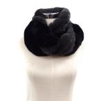  не использовался товар плюс tePLST с биркой Rex мех цвет блок шарф снуд мех F черный чёрный уголь /FT3 женский 