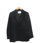 リランドチュール Rirandture テーラードジャケット ブレザー シンプル 1 ブラック 黒 /KT33 レディース