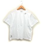 ユニクロ UNIQLO アニヤハインドマーチ ANYA HINDMARCH カットソー Tシャツ ボクシー コットン 綿 透け感 半袖 XXL 白 ホワイト