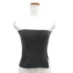  зеленый этикетка сирень расческа ng United Arrows green label relaxing вязаный bare top шерсть простой угольно-серый /KT2re