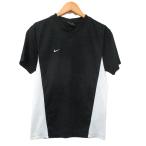  Nike NIKE DRI-FIT внутренний стандартный товар ребенок одежда спорт одежда cut and sewn сетка V шея Logo L черный чёрный /KT14 Kids 