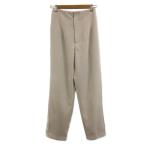 li Эдди Re:EDIT брюки конический длинный талия резина высокий талия одноцветный SC бежевый женский 