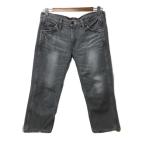  Levi's Levi's брюки Denim джинсы распорка укороченные брюки Zip fly повреждение обработка 28 серый женский 