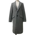  Rope Picnic ROPE Picnic пальто Cesta - Пальто Честерфилд одноцветный длинный рукав 38 серый женский 