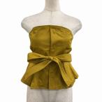  Hare HARE bare top бюстье плиссировать лента ремень автомобиль - кольцо одноцветный F желтый горчично-желтый женский 