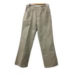 Bobson BOBSON LADY'S брюки Denim джинсы распорка длинный одноцветный Zip fly 32-4 бежевый женский 