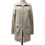 k Miki .k Kumikyoku KUMIKYOKU Parker длинный Zip выше одноцветный длинный рукав 2 розовый бежевый женский 