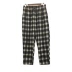  freak s магазин FREAKS STORE брюки легкий конический длинный проверка талия резина tuck M темно-синий белый темно-синий белый мужской 