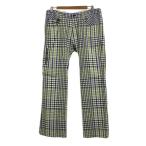 zo-iZOY Golf одежда Golf брюки распорка длинный проверка 85 темно-синий желтый зеленый темно-синий желтый зеленый мужской 