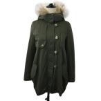  Jill Stuart JILL STUART пальто moz средний подкладка имеется боа мех одноцветный длинный рукав S зеленый зеленый женский 