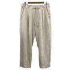 ショッピングzara ザラ ZARA パンツ ワイド ロング ウエストゴム ドロスト 無地 USA M ベージュ メンズ