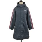  Adidas adidas пальто с хлопком длинный капот линия Logo длинный рукав L серый Pink Lady -s