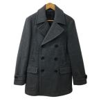  United Arrows A DAY IN THE LIFE UNITED ARROWS пальто бушлат двойной средний шерсть melt n одноцветный длинный рукав M серый мужской 