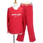  Marie Claire MARIE CLAIRE sport выставить джерси V шея сетка брюки линия M красный красный женский 