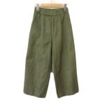  Urban Research дверь zURBAN RESEARCH DOORS брюки укороченные брюки хлопок linen36 хаки женский 