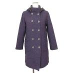  темно синий jepeie Adieu Tristesse conges payes ADIEU TRISTESSE пальто длинный стеганое полотно капот 38 фиолетовый женский 