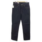 未使用品 ユニクロ UNIQLO CLOTHING WAREHOUSE UCW デニム パンツ 88cm 紺 メンズ